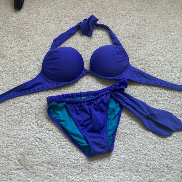 Victorias Secret Blue Bikini - Picture 1 of 5